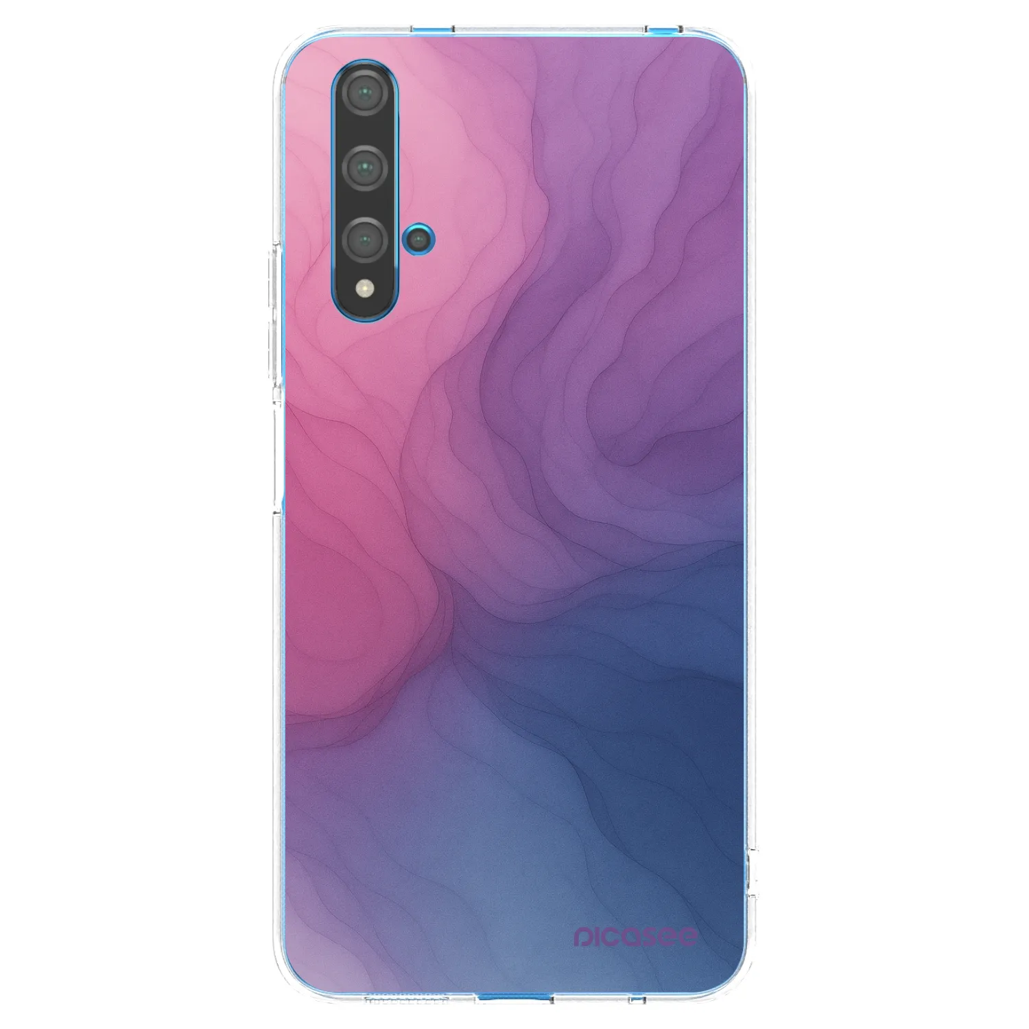 Picasee Huawei Nova 5T Hülle - Transparentes Silikon - Silk