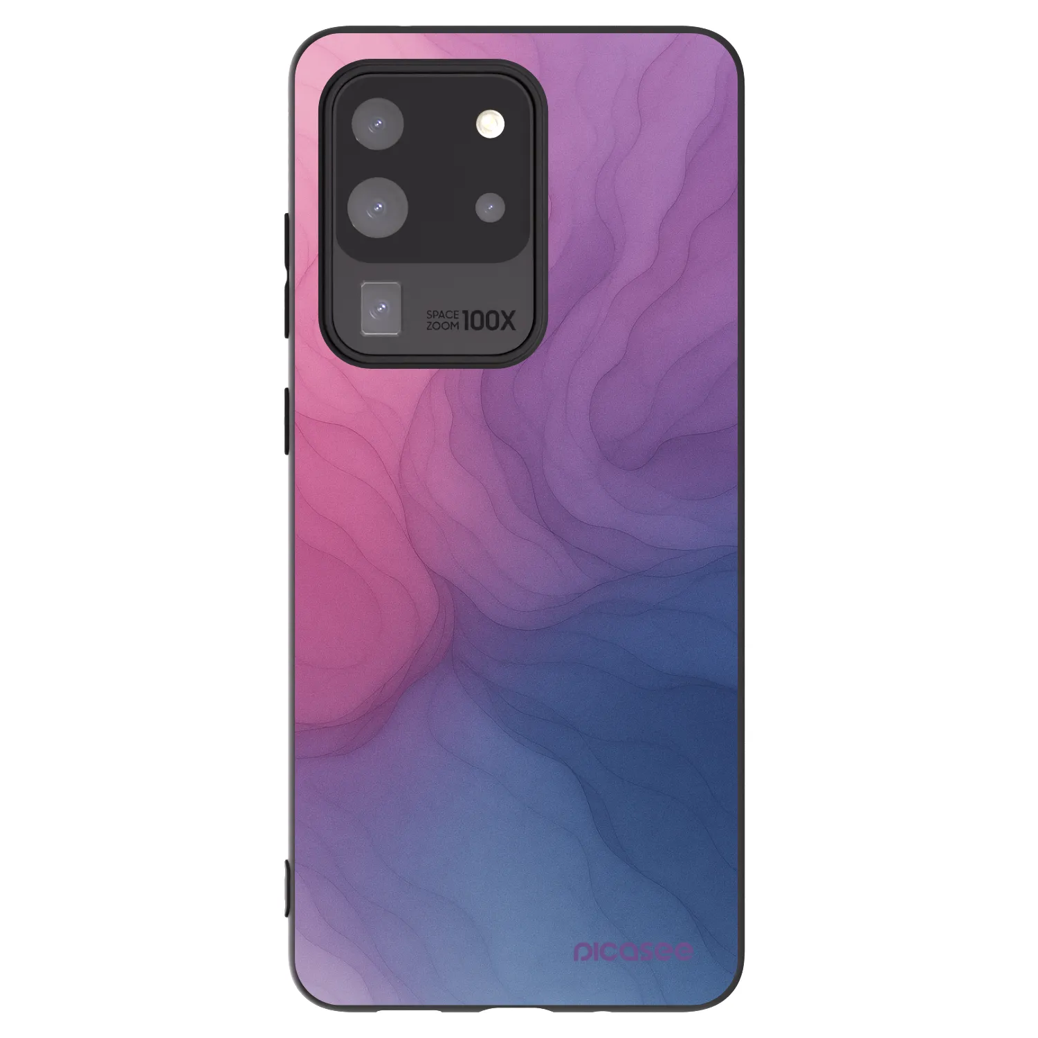 Picasee Samsung Galaxy S20 Ultra 5G G988F Hülle - Schwarzes Silikon - Silk