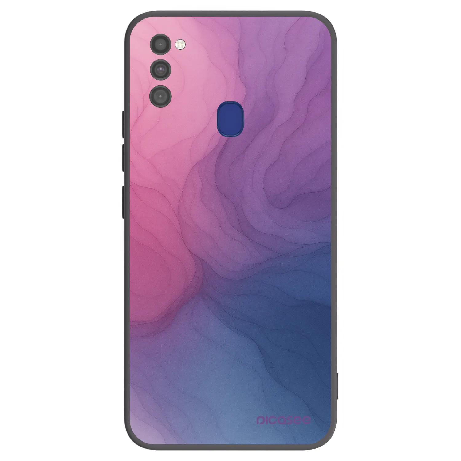 Picasee Samsung Galaxy M21 M215F Hülle - Schwarzes Silikon - Silk