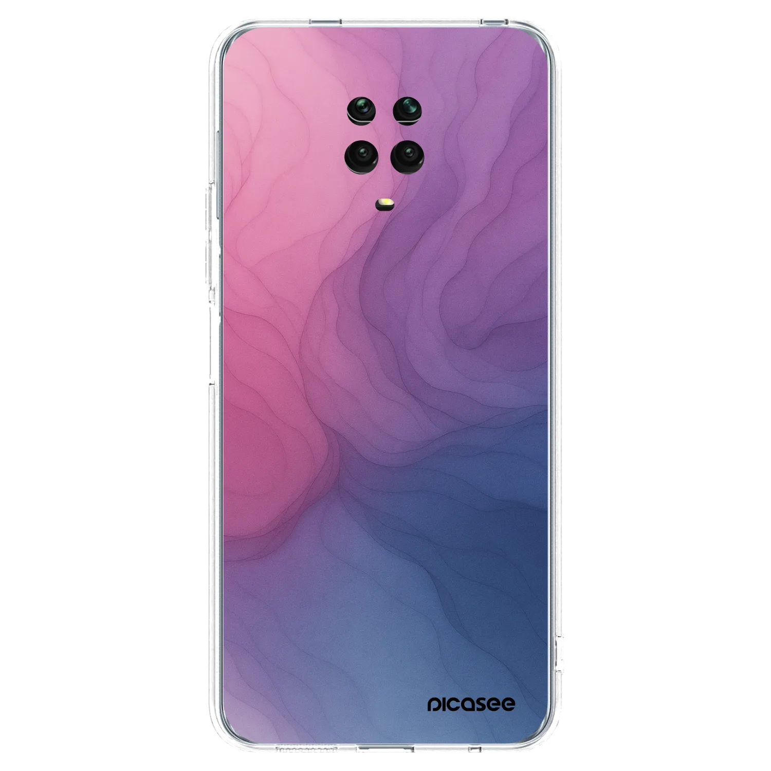 Picasee Xiaomi Redmi Note 9S Hülle - Transparentes Silikon - Silk