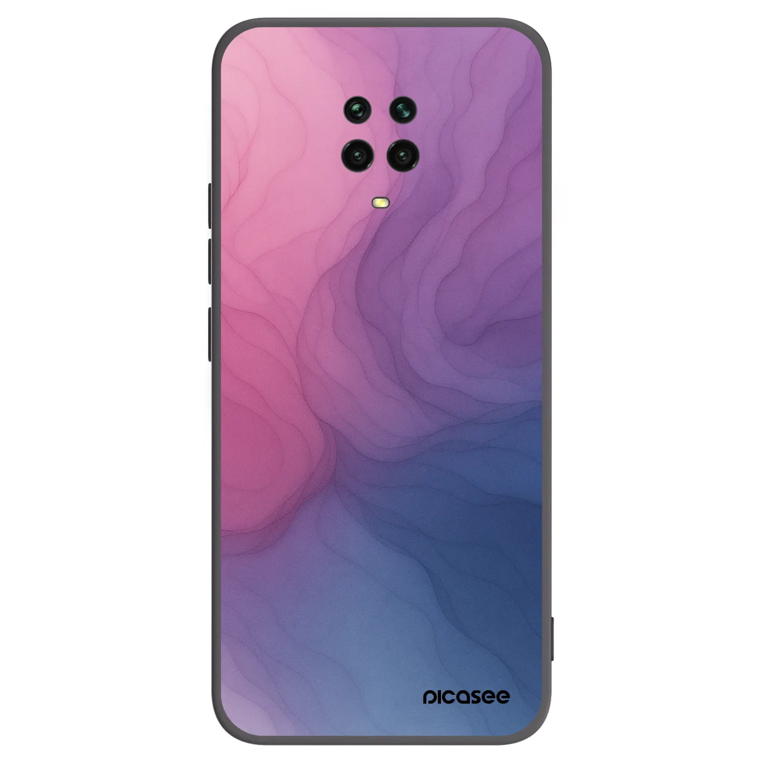 Picasee Xiaomi Redmi Note 9S Hülle - Schwarzes Silikon - Silk