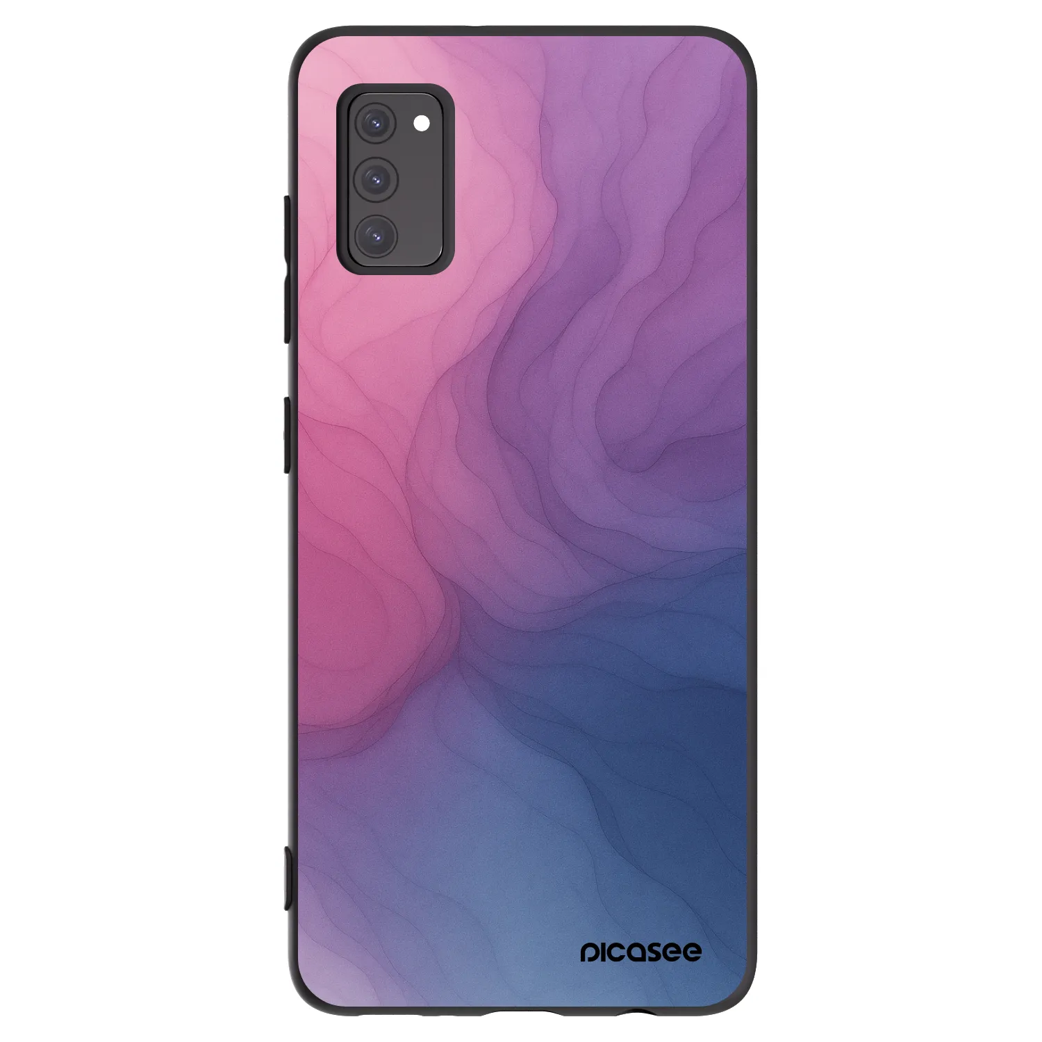 Picasee Samsung Galaxy A41 A415F Hülle - Schwarzes Silikon - Silk