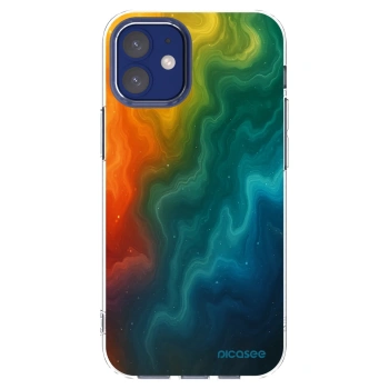Picasee Apple iPhone 12 mini Hülle - Transparentes Silikon - Solar