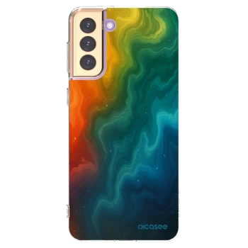 Picasee Samsung Galaxy S21+ 5G G996F Hülle - Transparentes Silikon - Solar