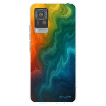 Picasee Vivo X60 Pro 5G Hülle - Transparentes Silikon - Solar