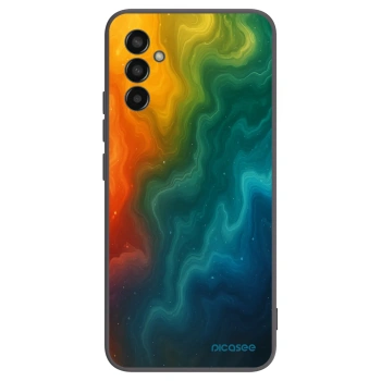 Picasee Samsung Galaxy M13 M135F Hülle - Schwarzes Silikon - Solar
