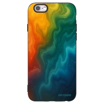 Picasee Apple iPhone 6/6S Hülle - Schwarzes Silikon - Solar