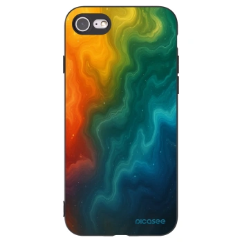 Picasee Apple iPhone 8 Hülle - Schwarzes Silikon - Solar