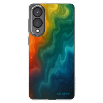 Picasee Samsung Galaxy S25 Edge 5G Hülle - Transparentes Silikon - Solar