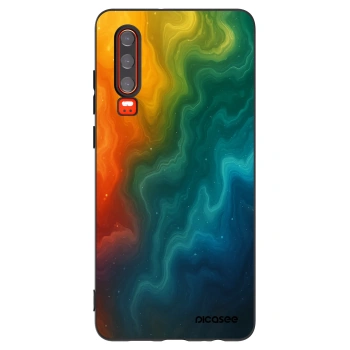 Picasee Huawei P30 Hülle - Schwarzes Silikon - Solar