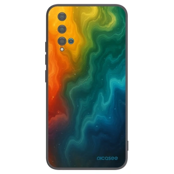 Picasee Huawei Nova 5T Hülle - Schwarzes Silikon - Solar