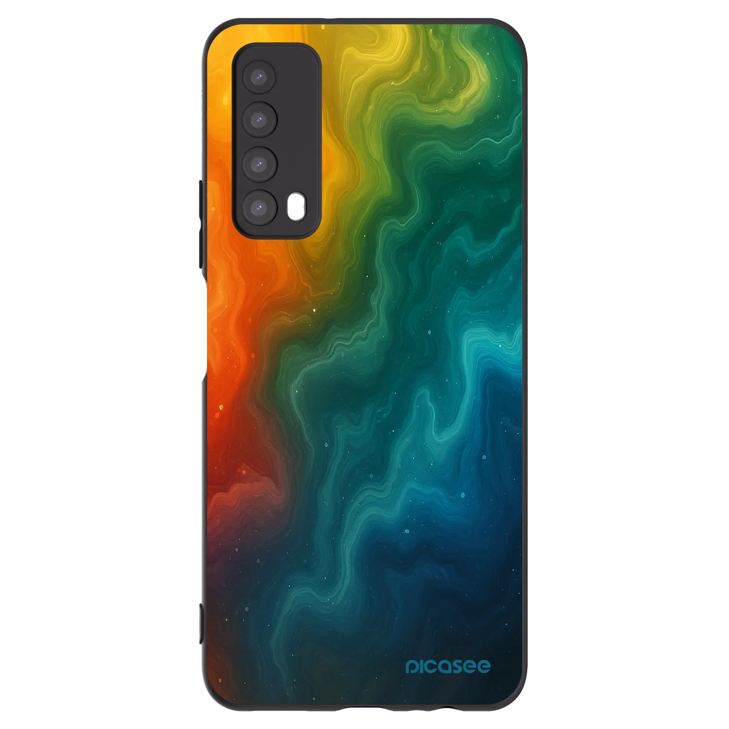 Picasee Huawei P Smart 2021 Hülle - Schwarzes Silikon - Solar
