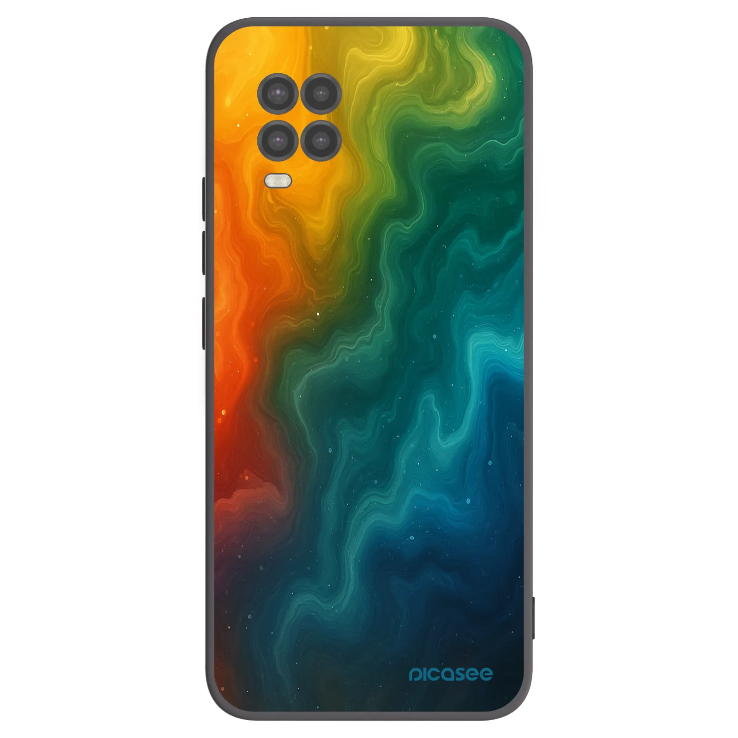 Picasee Xiaomi Mi 10 Lite Hülle - Schwarzes Silikon - Solar