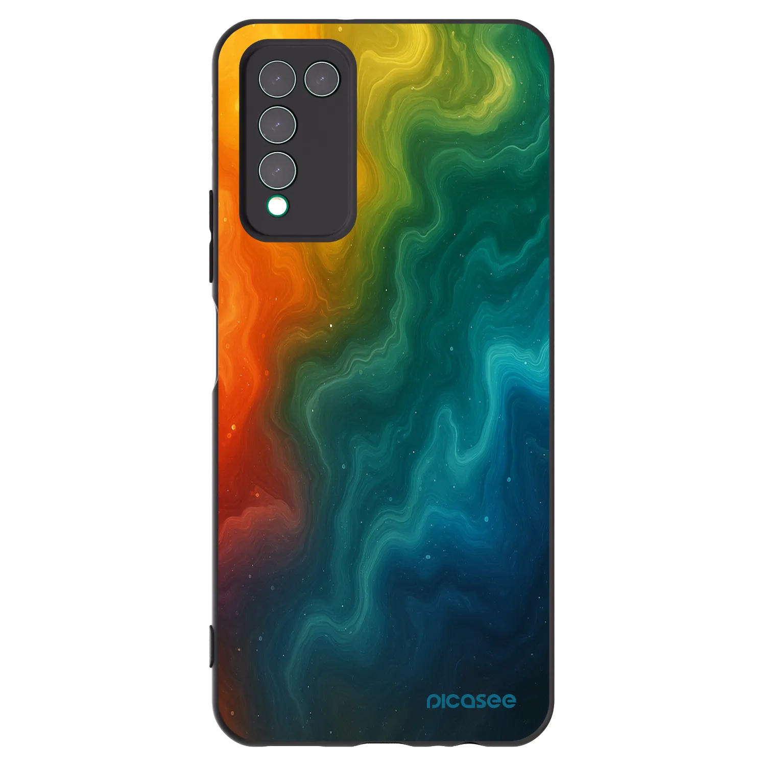 Picasee Honor 10X Lite Hülle - Schwarzes Silikon - Solar