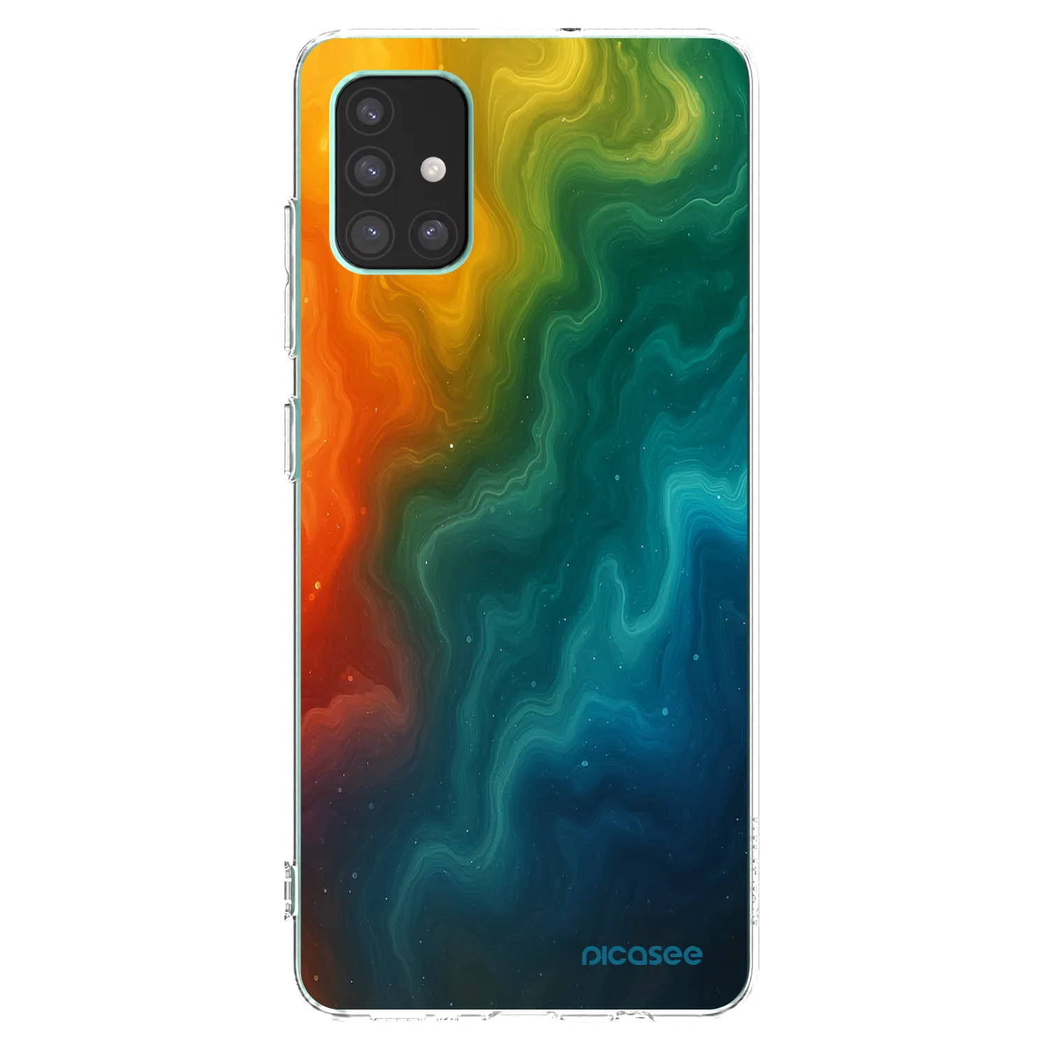 Picasee Samsung Galaxy M51 M515F Hülle - Transparentes Silikon - Solar