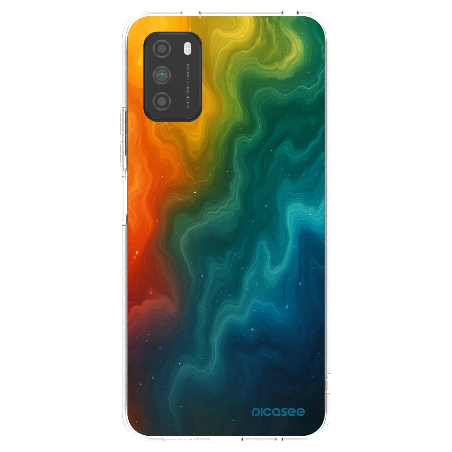 Picasee Xiaomi Poco M3 Hülle - Transparentes Silikon - Solar