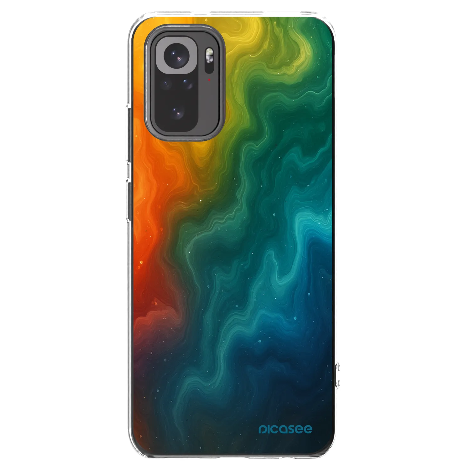 Picasee Xiaomi Redmi Note 10 Hülle - Transparentes Silikon - Solar