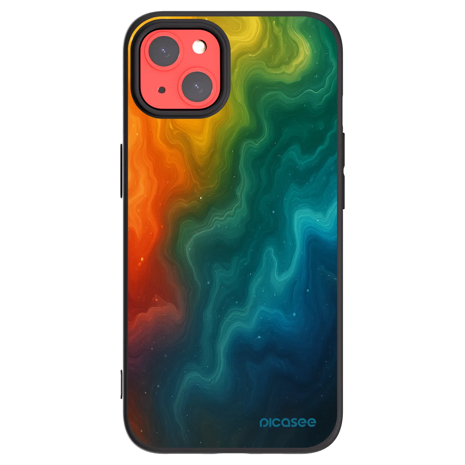 Picasee Apple iPhone 13 Hülle - Schwarzes Silikon - Solar