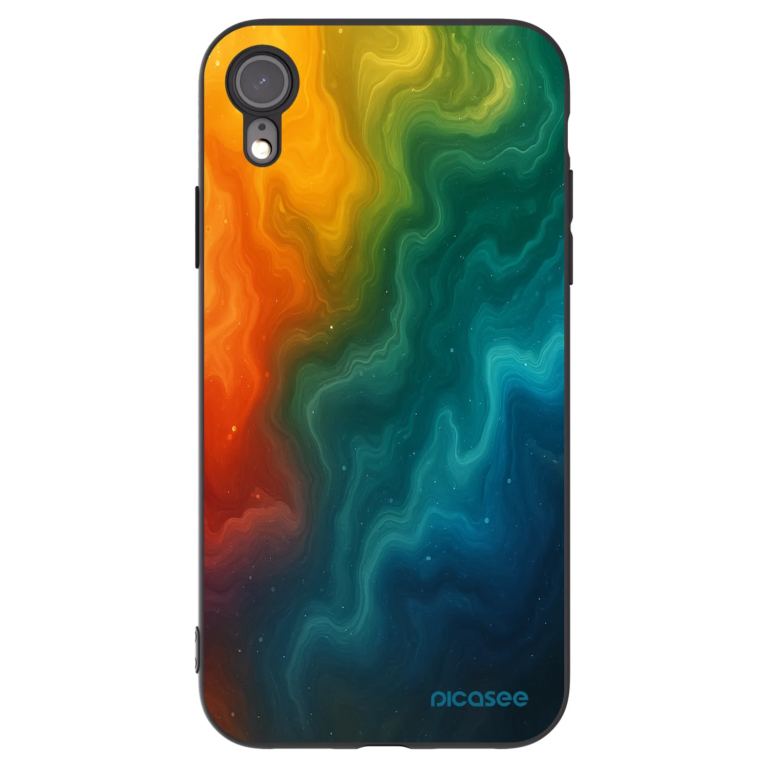 Picasee Apple iPhone XR Hülle - Schwarzes Silikon - Solar