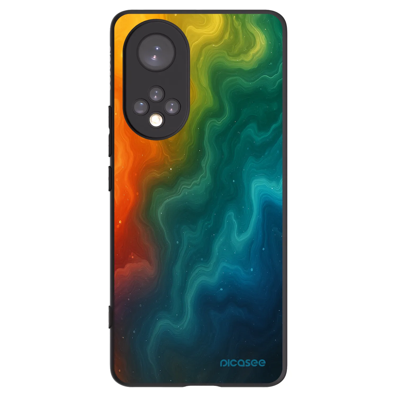 Picasee Honor 50 5G Hülle - Schwarzes Silikon - Solar
