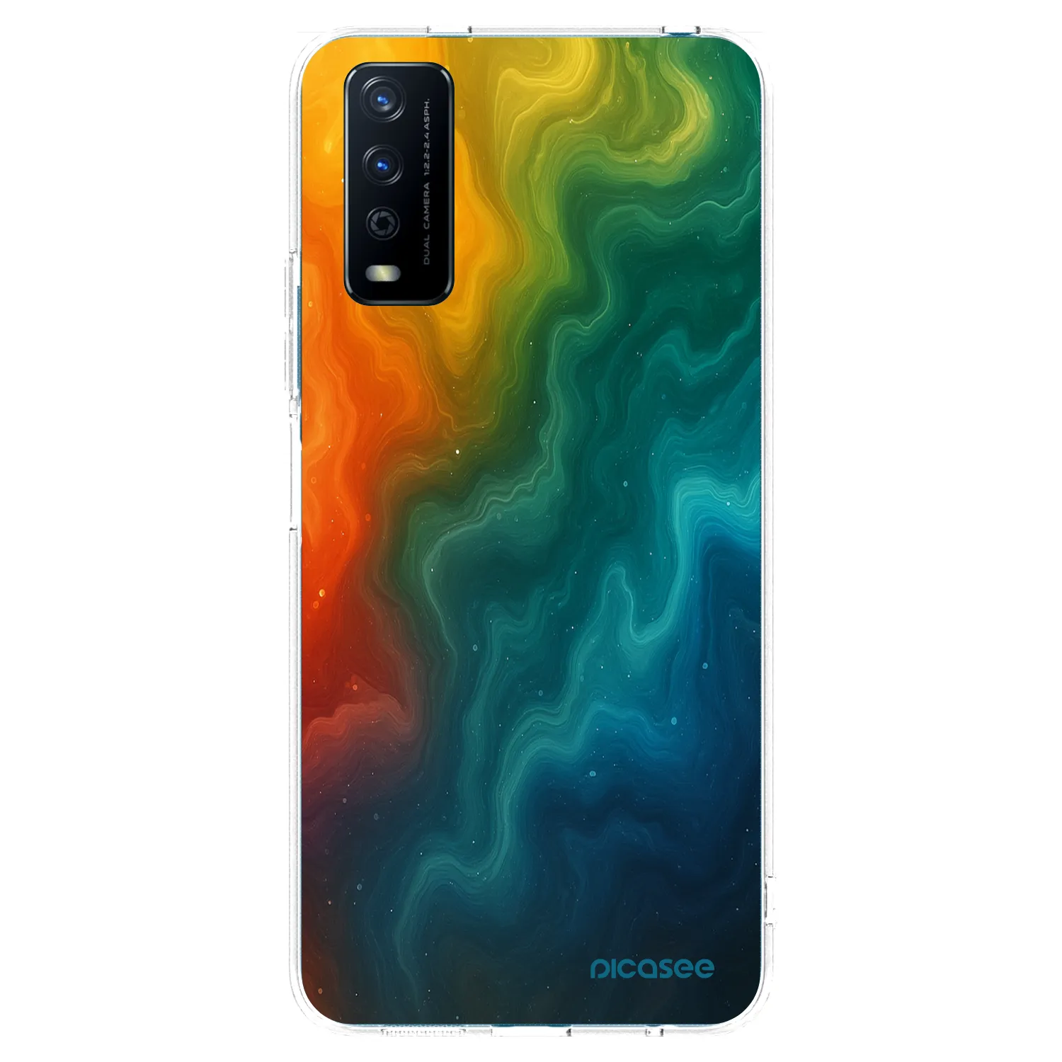 Picasee Vivo Y11s Hülle - Transparentes Silikon - Solar