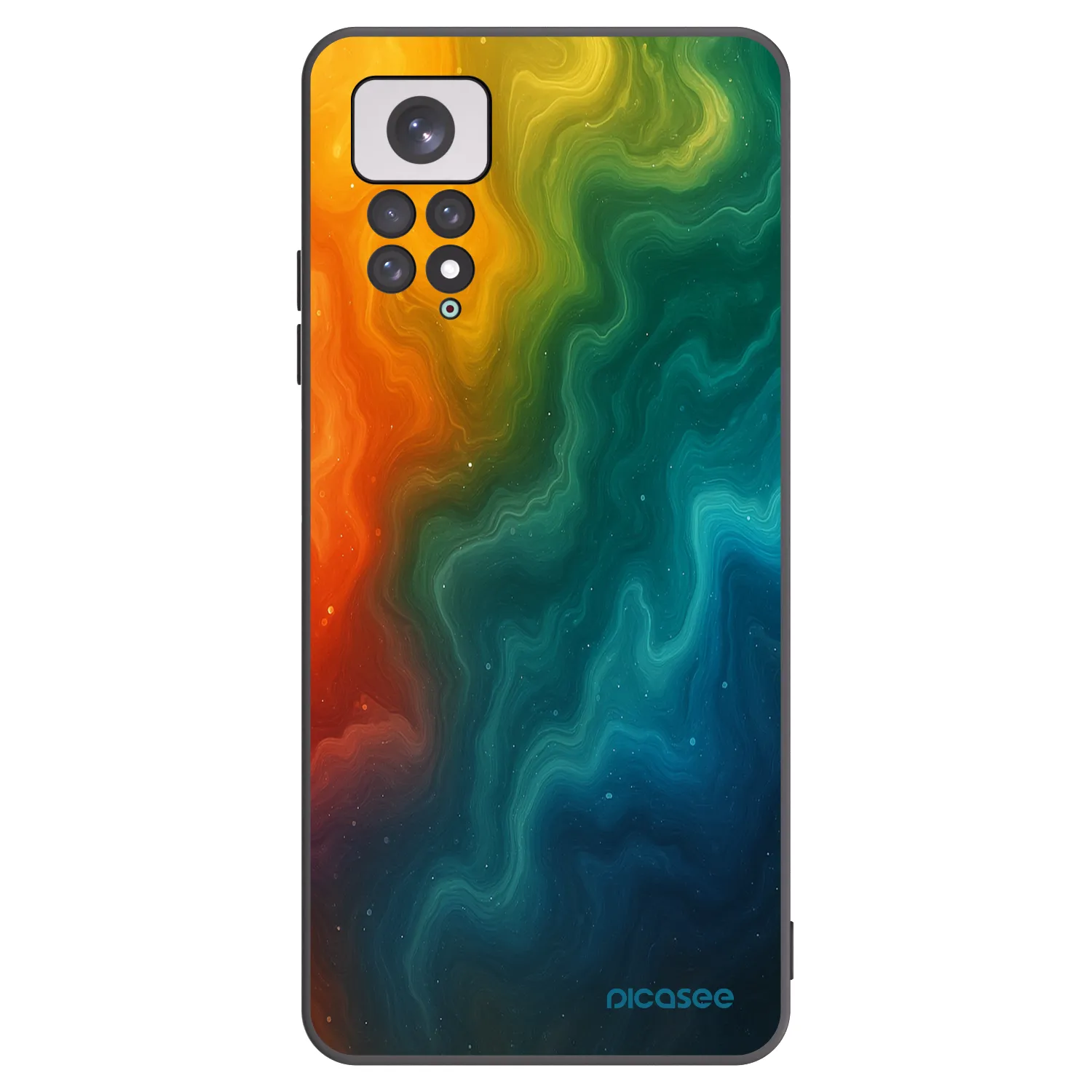 Picasee Xiaomi Redmi Note 11 Hülle - Schwarzes Silikon - Solar