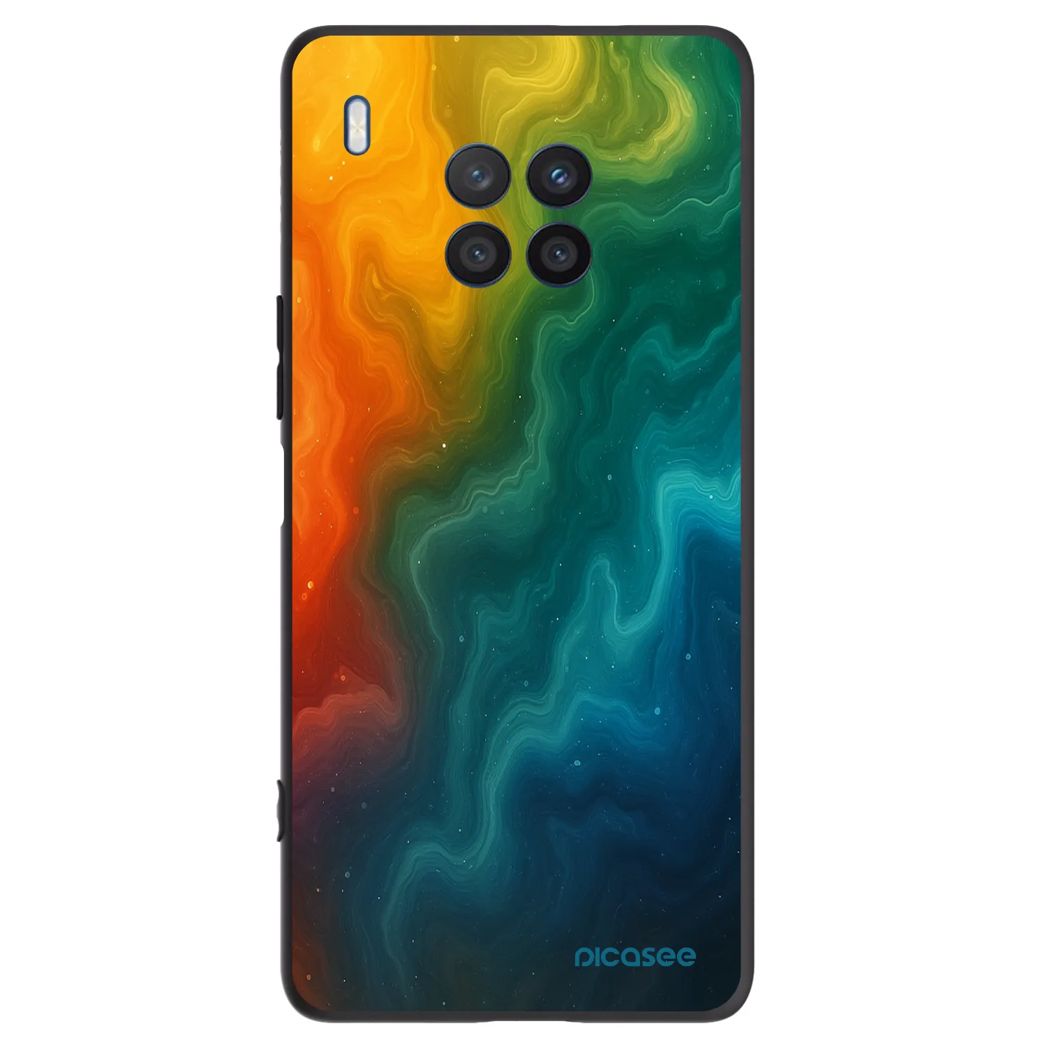 Picasee Honor 50 Lite Hülle - Schwarzes Silikon - Solar