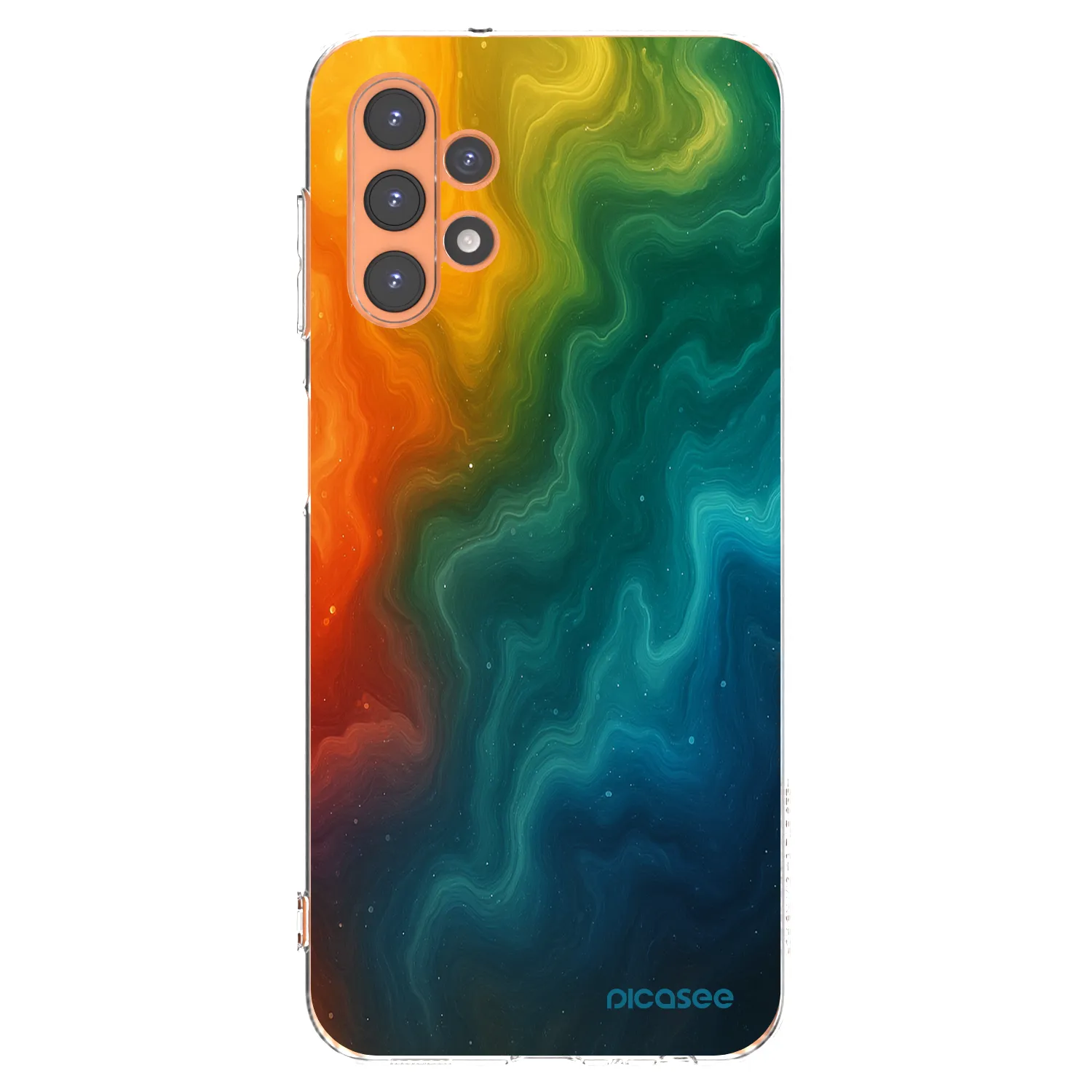 Picasee Samsung Galaxy A13 4G A135 Hülle - Transparentes Silikon - Solar