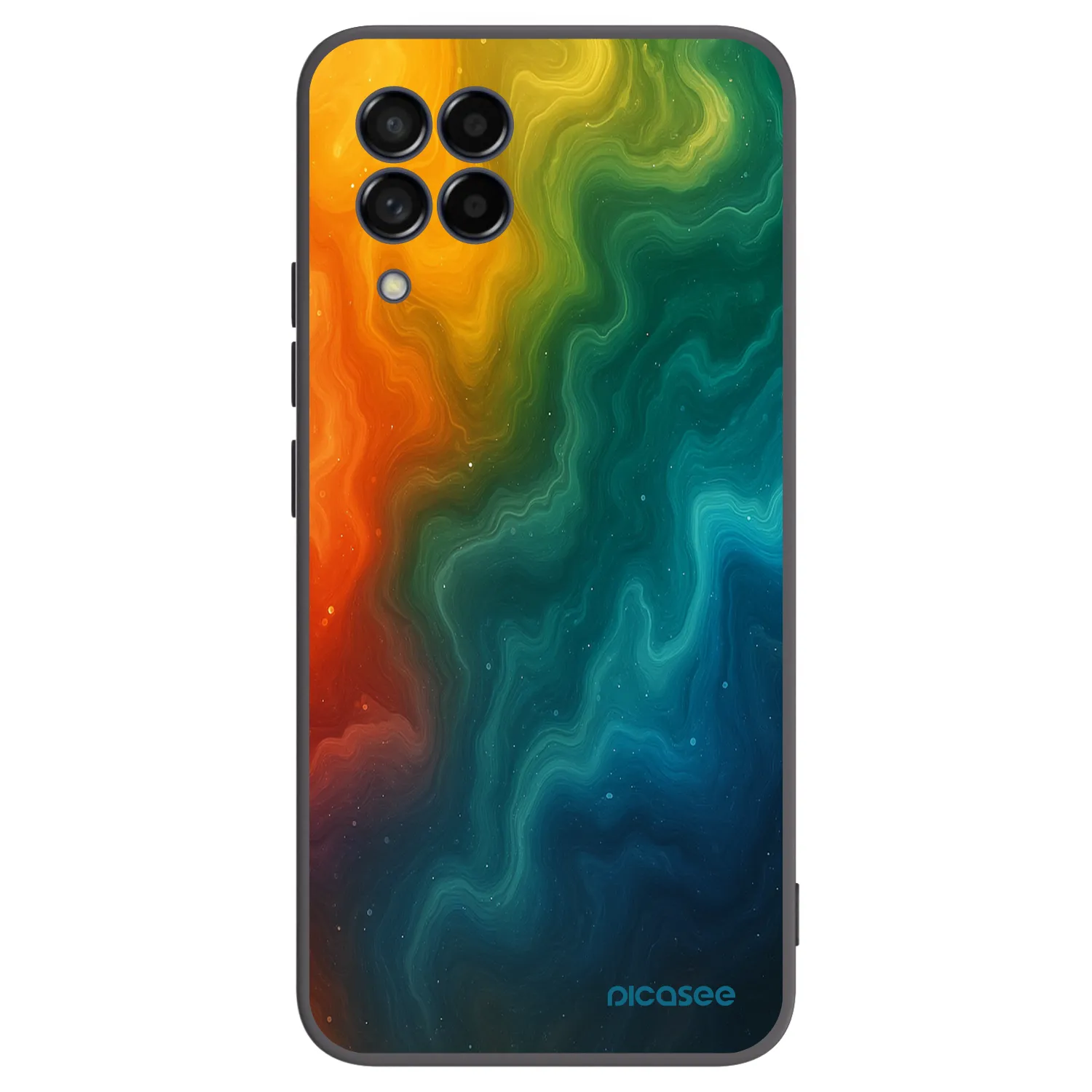 Picasee Samsung Galaxy M53 5G Hülle - Schwarzes Silikon - Solar