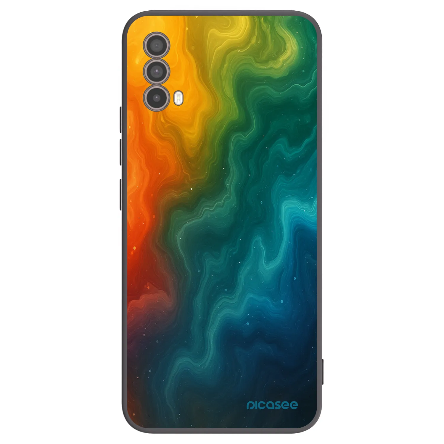 Picasee Motorola Moto E40 Hülle - Schwarzes Silikon - Solar