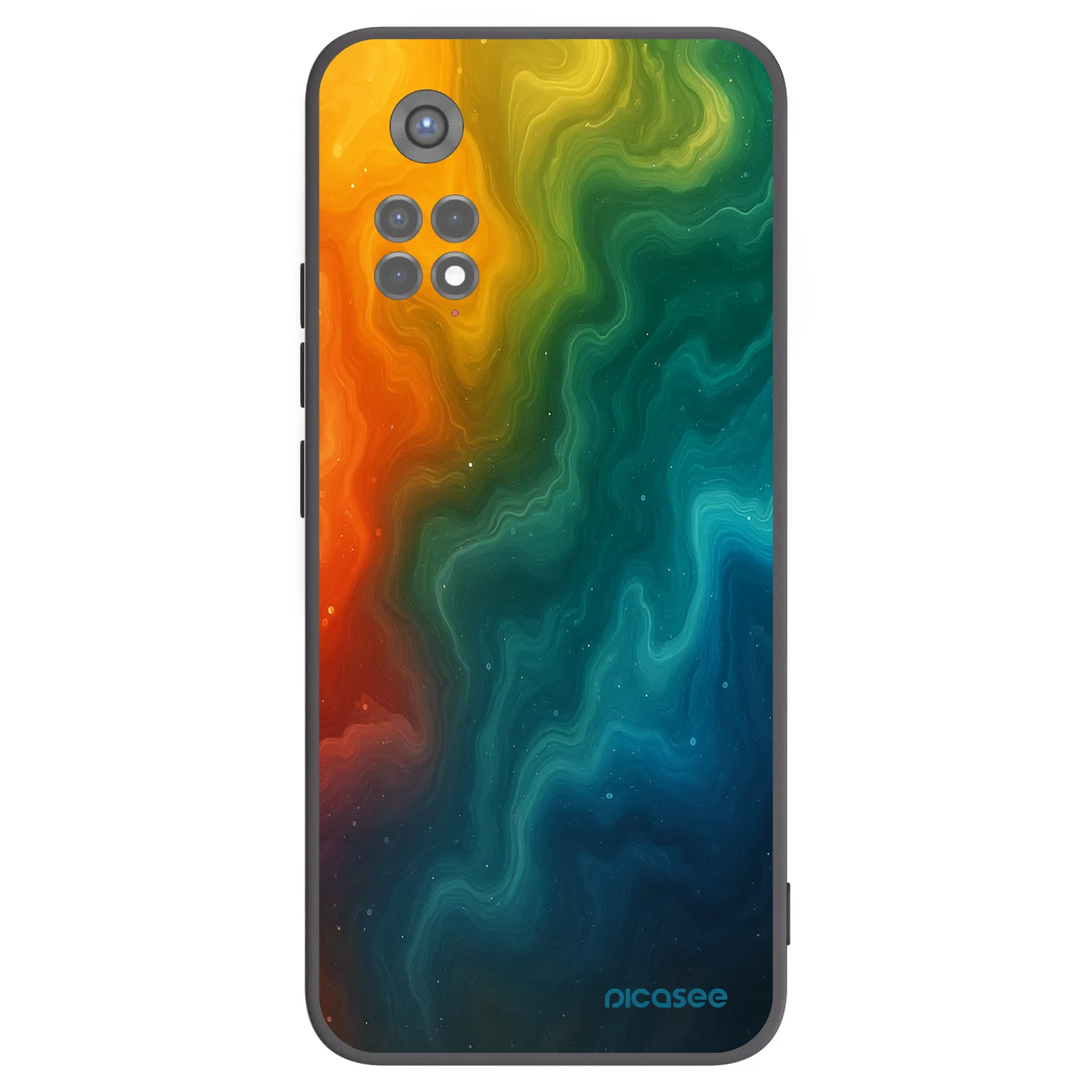 Picasee Xiaomi Redmi Note 11S 5G Hülle - Schwarzes Silikon - Solar