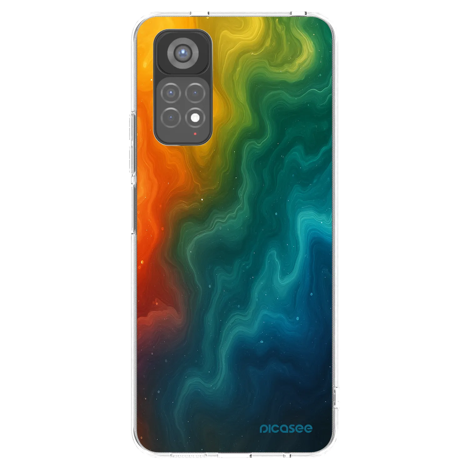Picasee Xiaomi Redmi Note 11S 5G Hülle - Transparentes Silikon - Solar