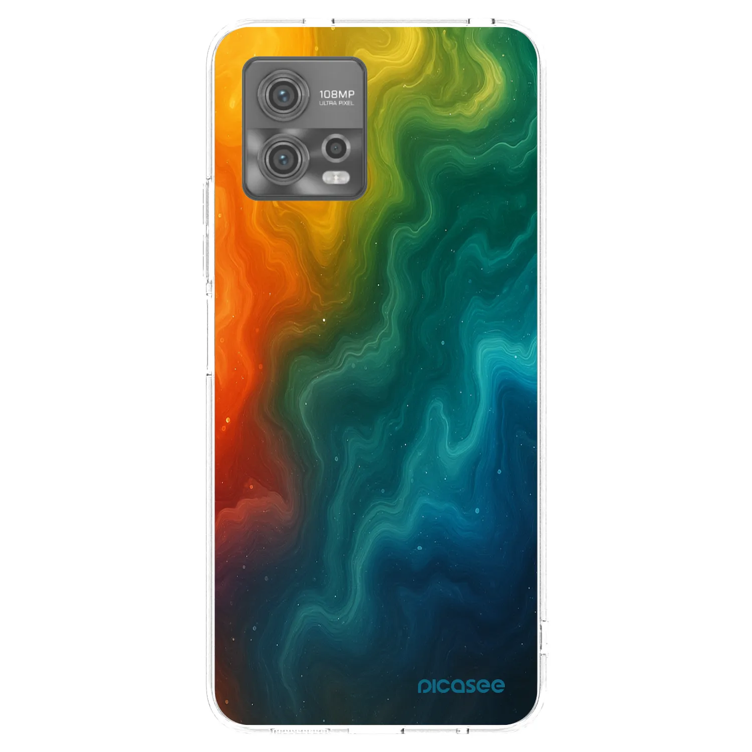 Picasee Motorola Moto G72 Hülle - Transparentes Silikon - Solar