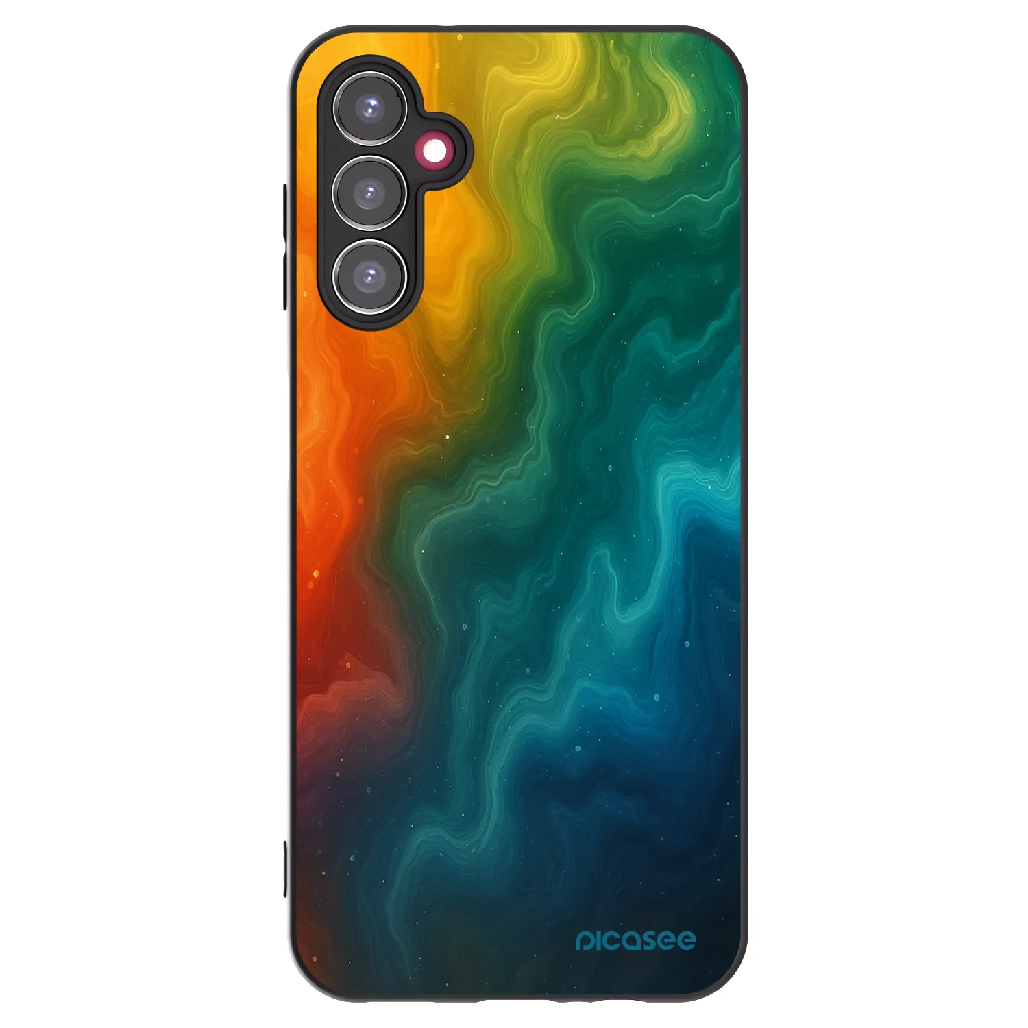 Picasee Samsung Galaxy A14 5G A146P Hülle - Schwarzes Silikon - Solar