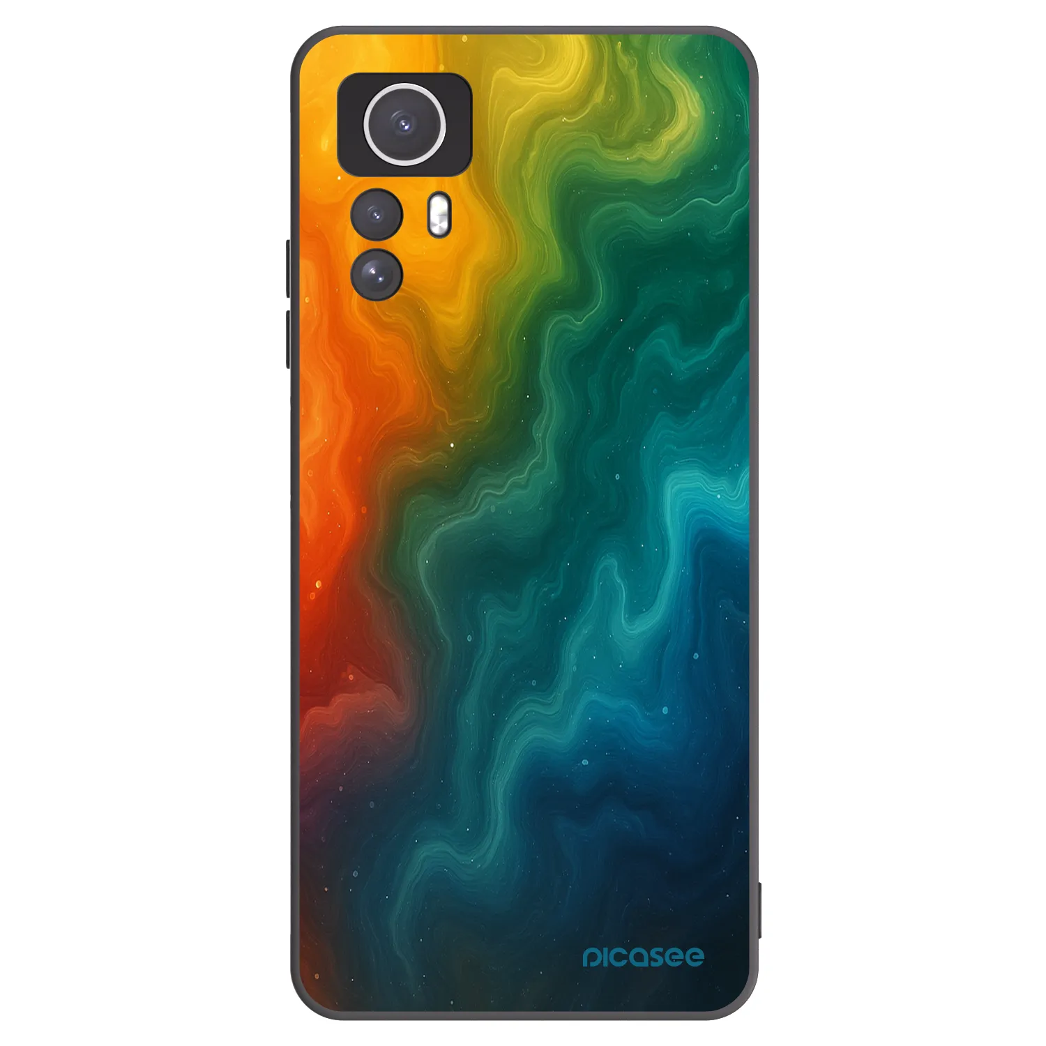 Picasee Xiaomi Redmi Note 12S Hülle - Schwarzes Silikon - Solar