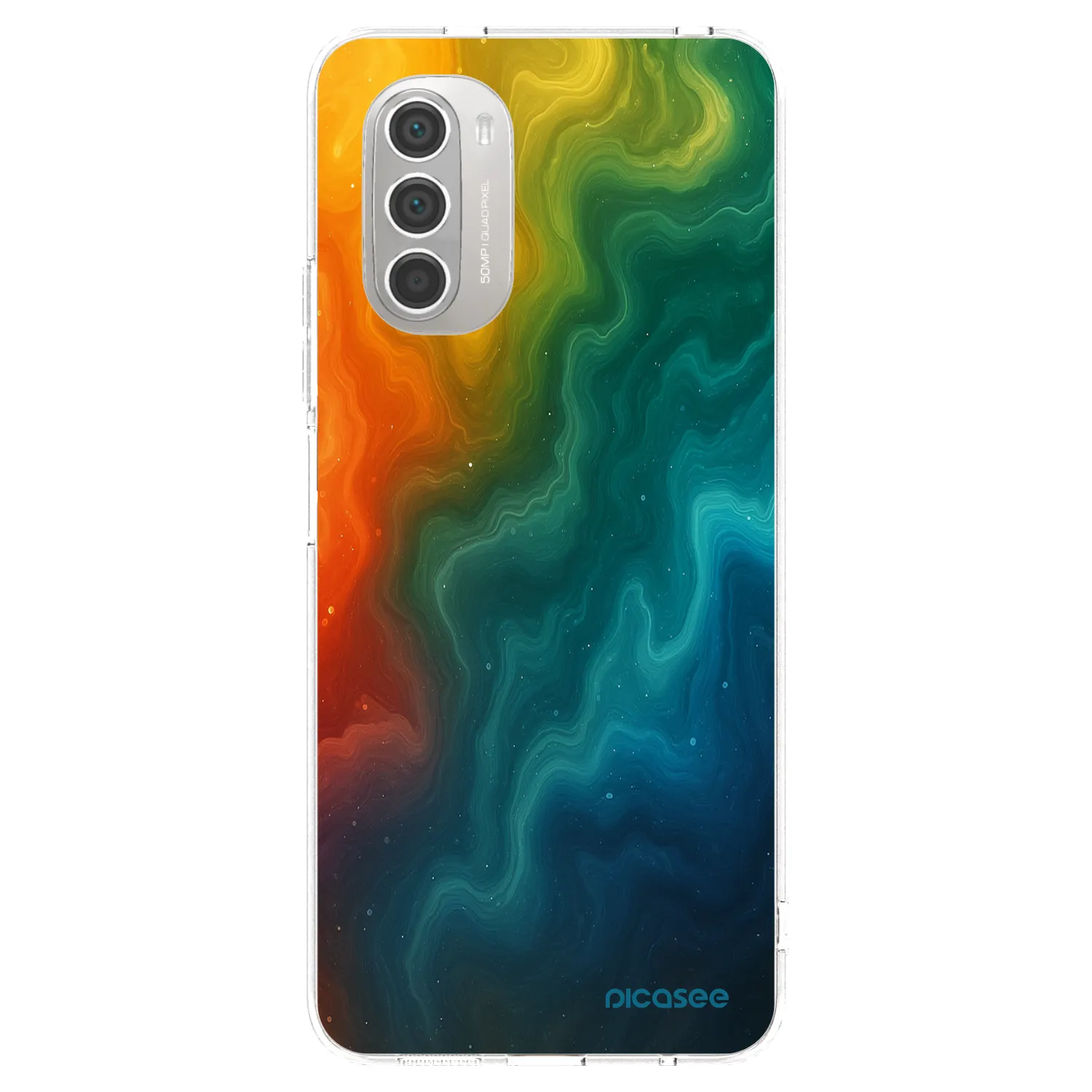 Picasee Motorola Moto G51 Hülle - Transparentes Silikon - Solar