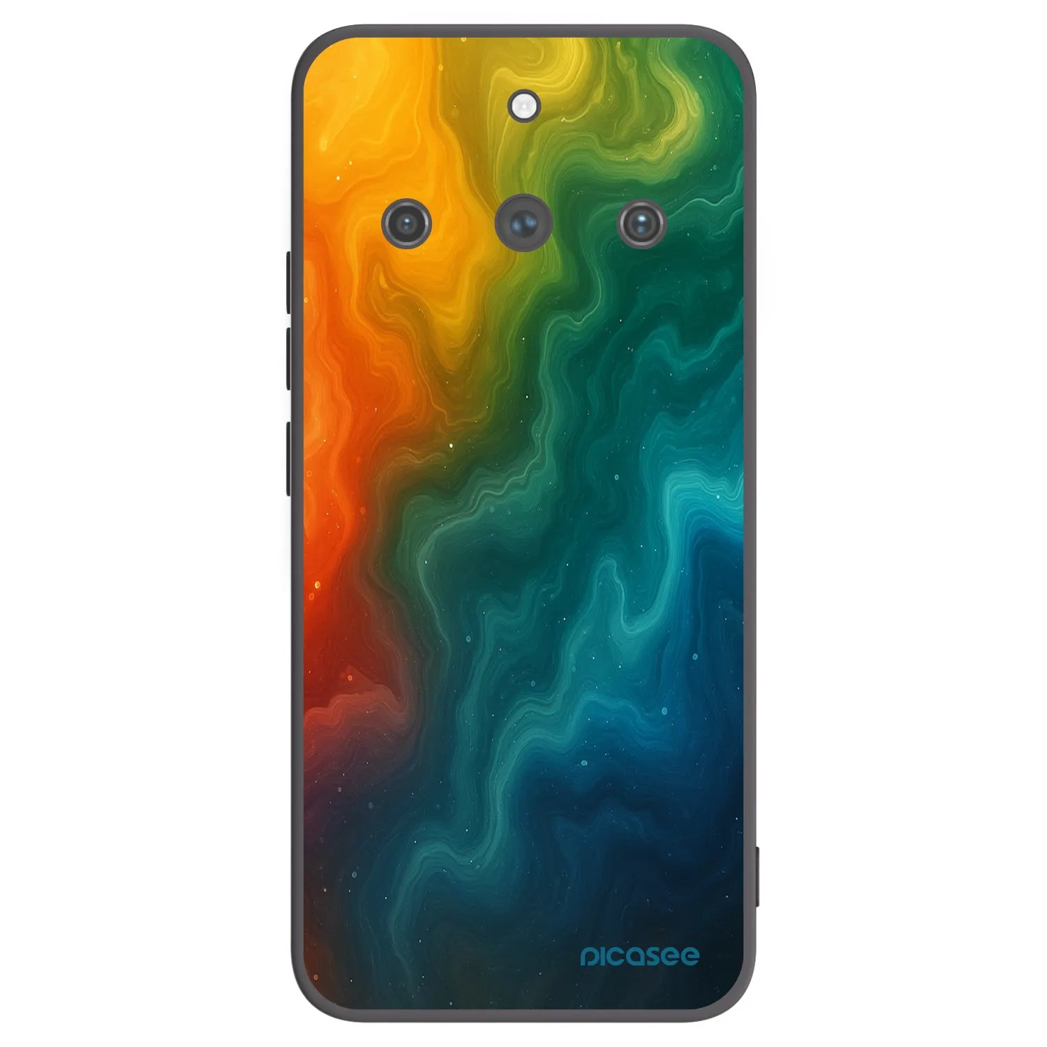 Picasee Realme 11 Pro+ Hülle - Schwarzes Silikon - Solar