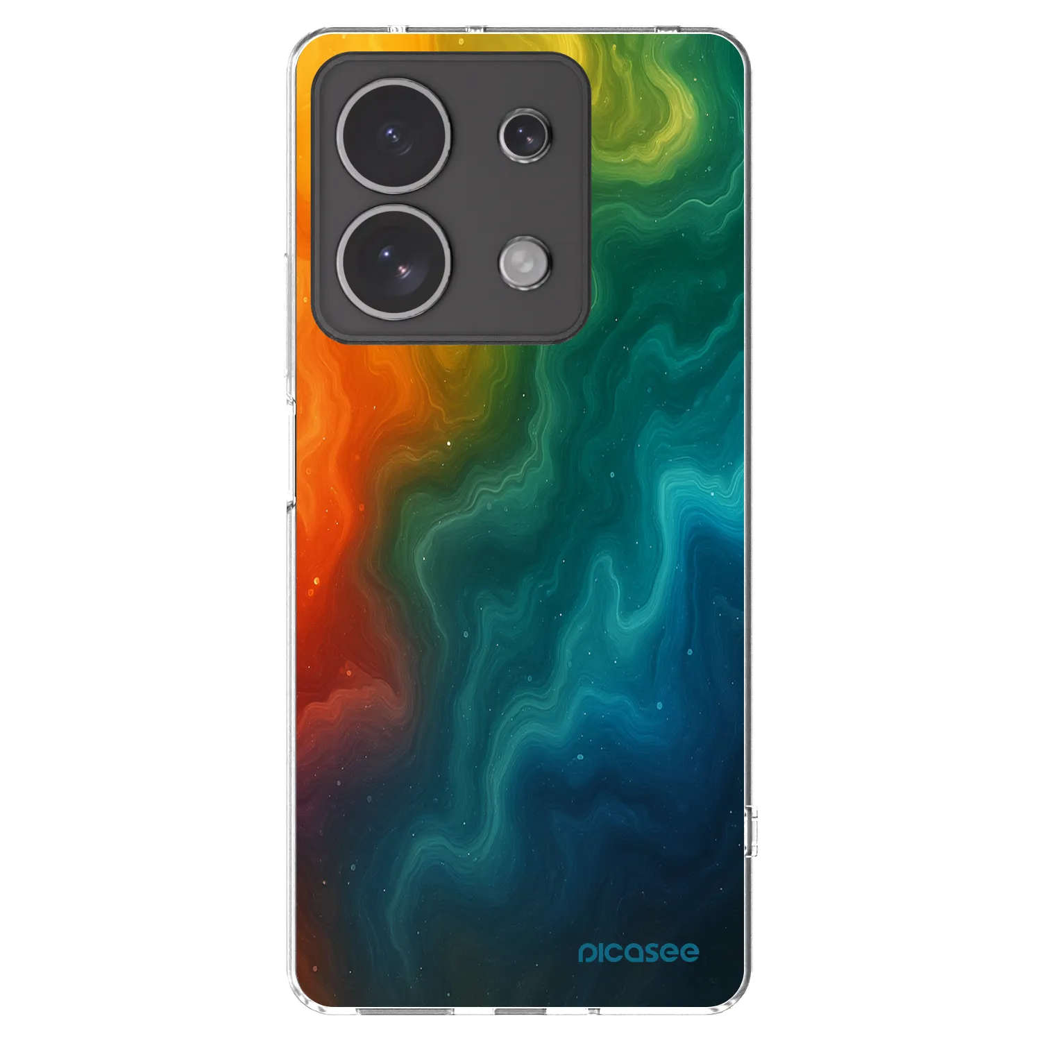 Picasee Xiaomi Redmi Note 13 4G Hülle - Transparentes Silikon - Solar
