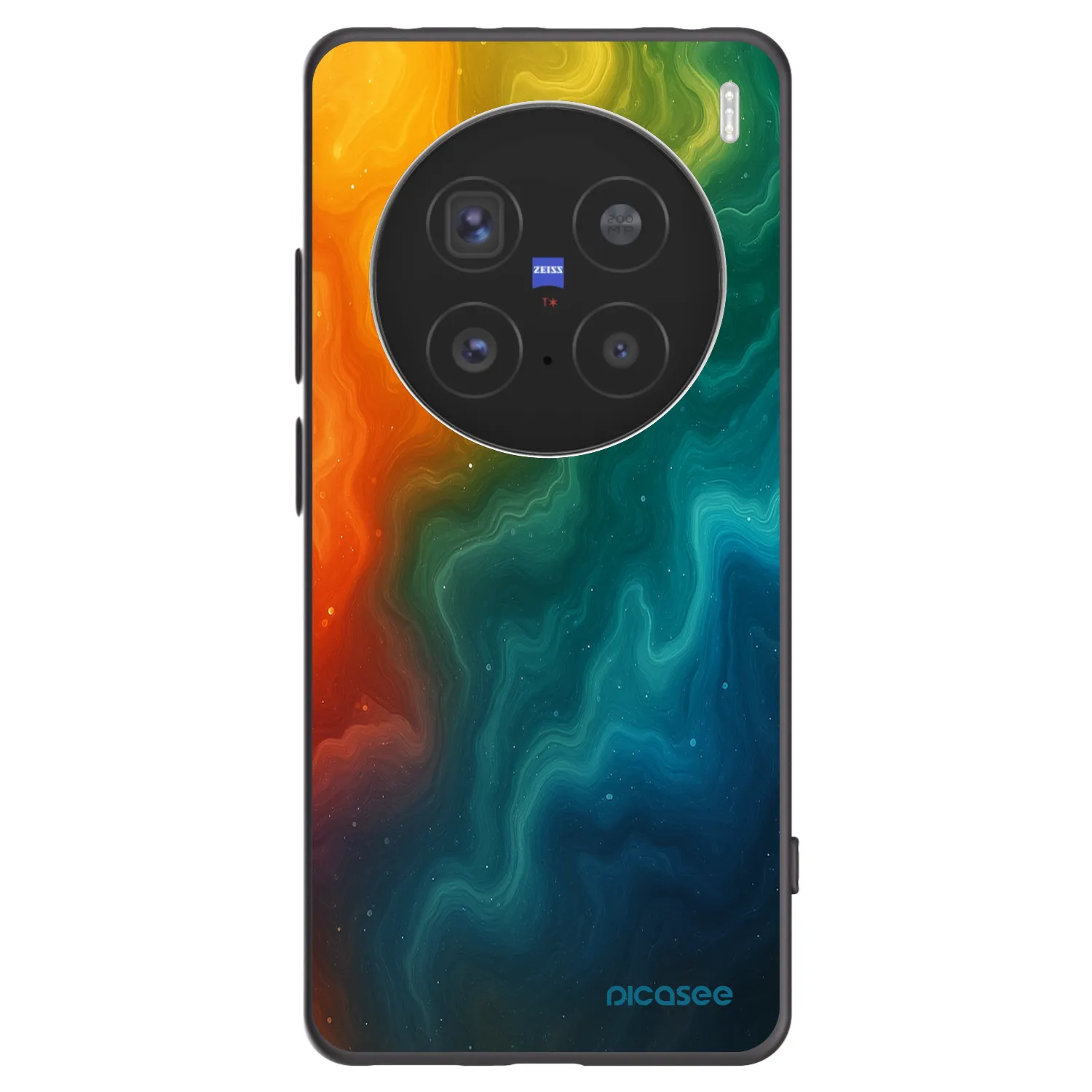 Picasee Vivo X200 Pro Hülle - Schwarzes Silikon - Solar