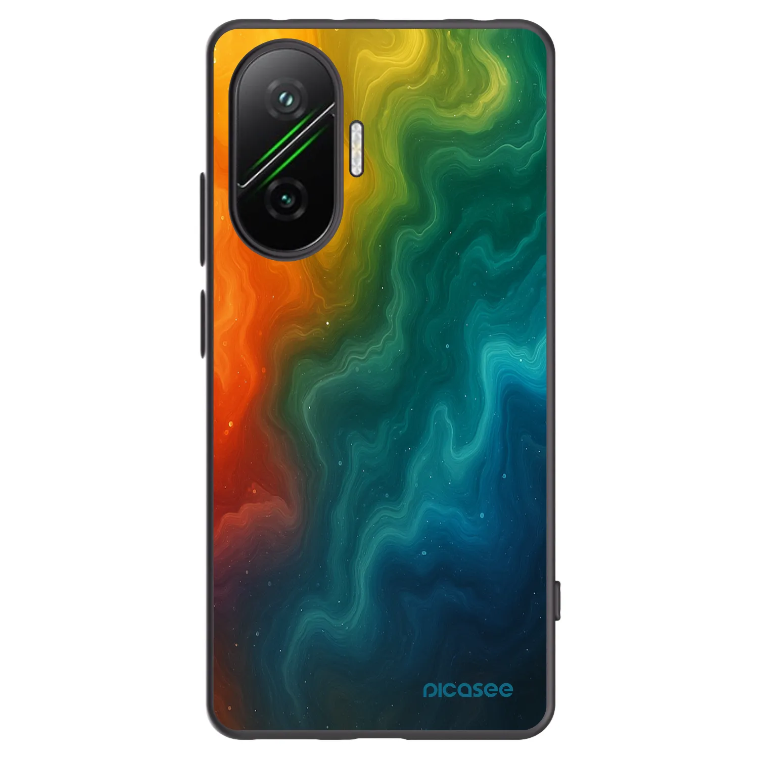 Picasee Xiaomi Poco F7 5G Hülle - Schwarzes Silikon - Solar