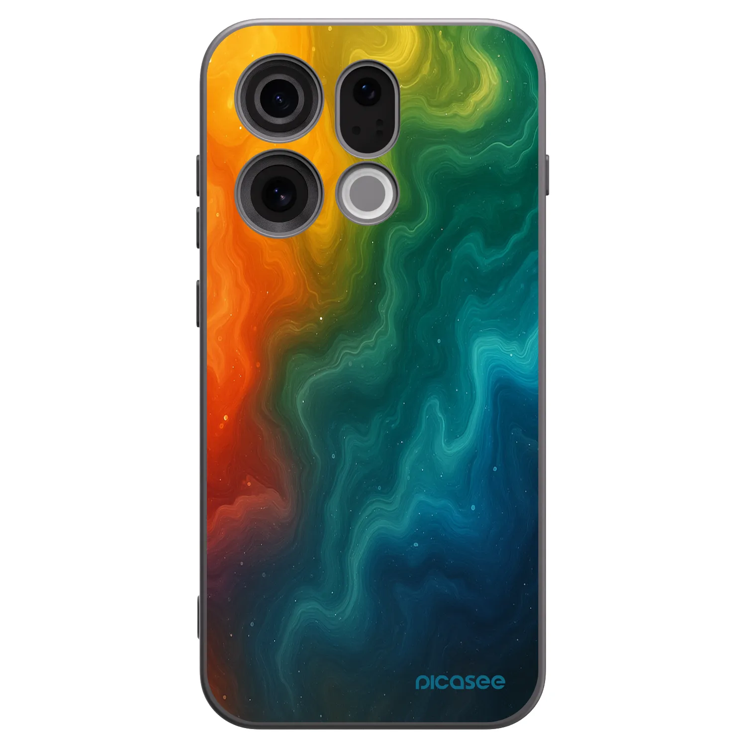 Picasee OPPO Find X9 Hülle - Schwarzes Silikon - Solar