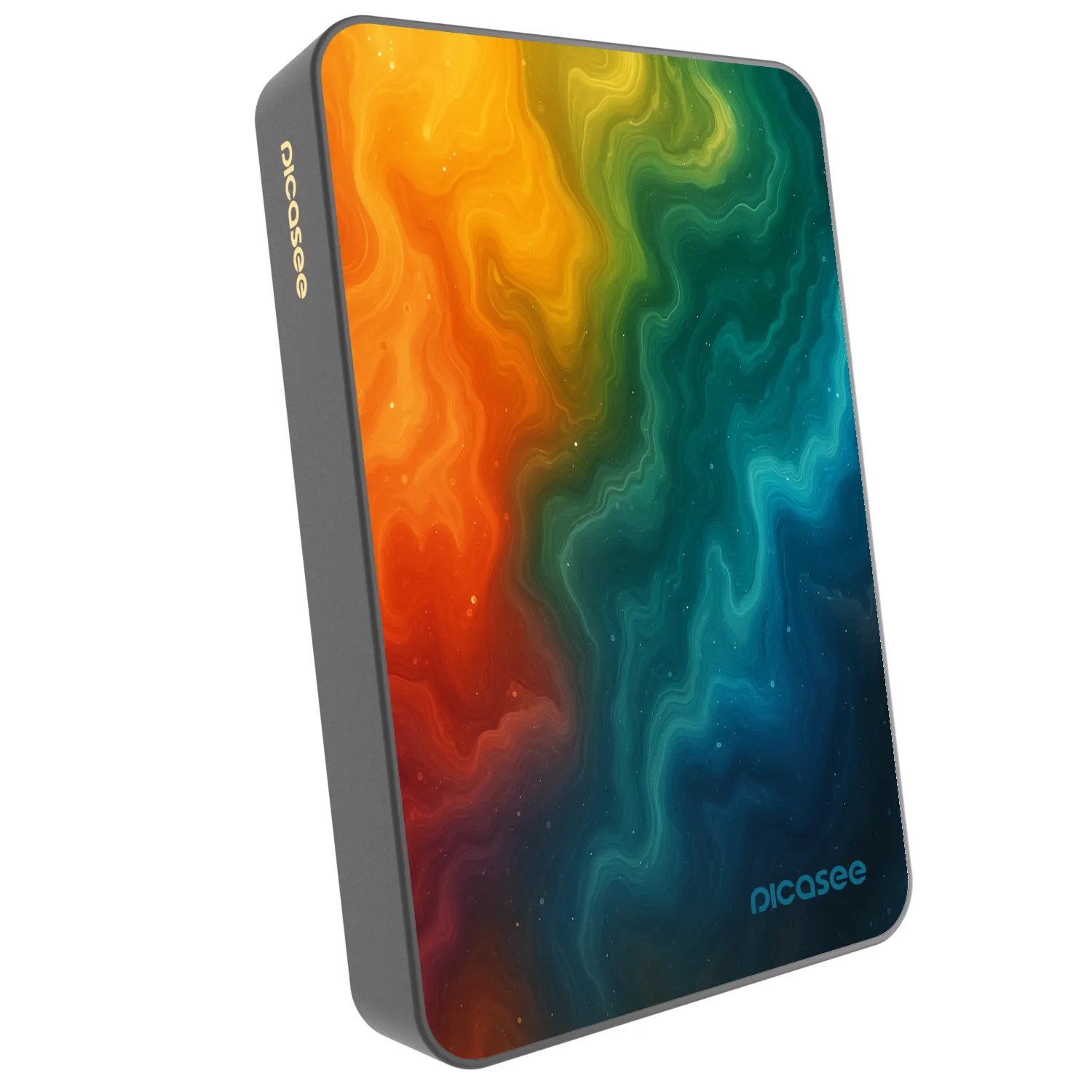 Picasee Powerbank mit MagSafe 10 000 mAh Grau - Solar