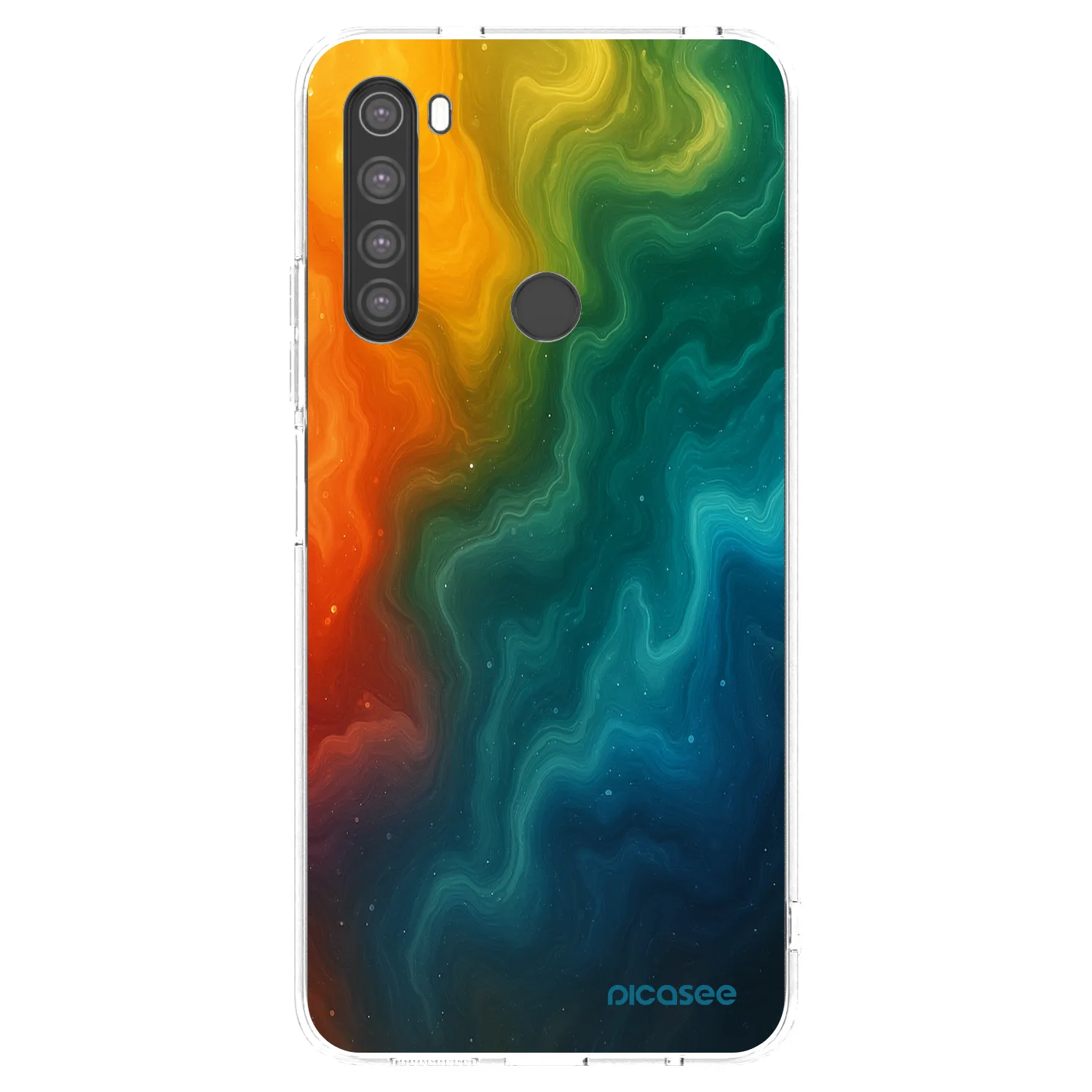 Picasee Xiaomi Redmi Note 8 Hülle - Transparentes Silikon - Solar