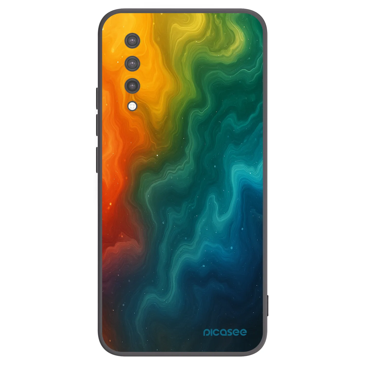 Picasee Xiaomi Mi 9 Lite Hülle - Schwarzes Silikon - Solar