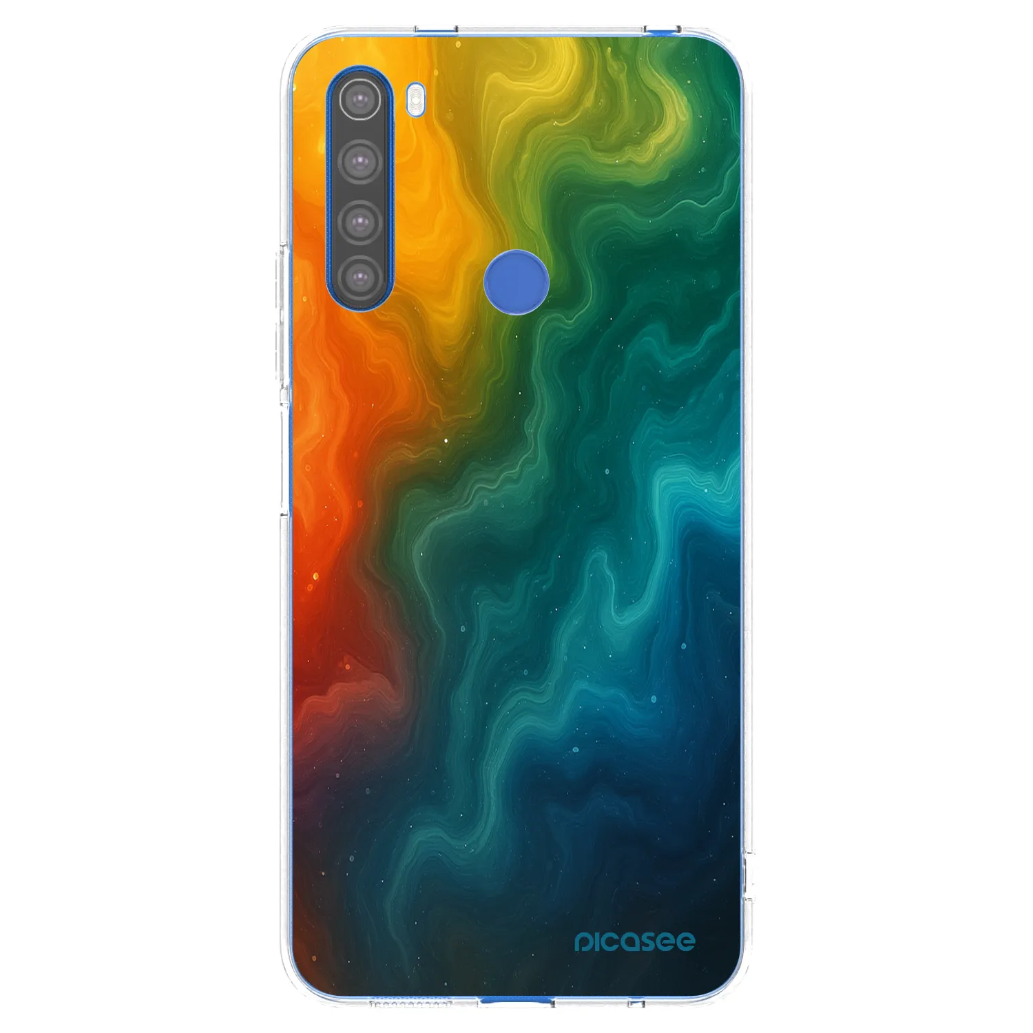 Picasee Xiaomi Redmi Note 8T Hülle - Transparentes Silikon - Solar
