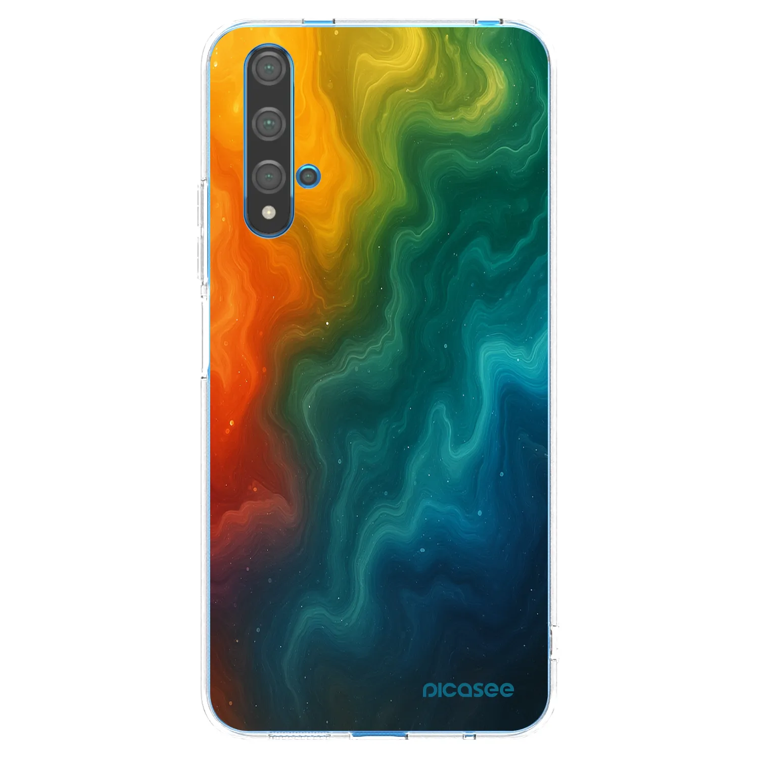 Picasee Huawei Nova 5T Hülle - Transparentes Silikon - Solar