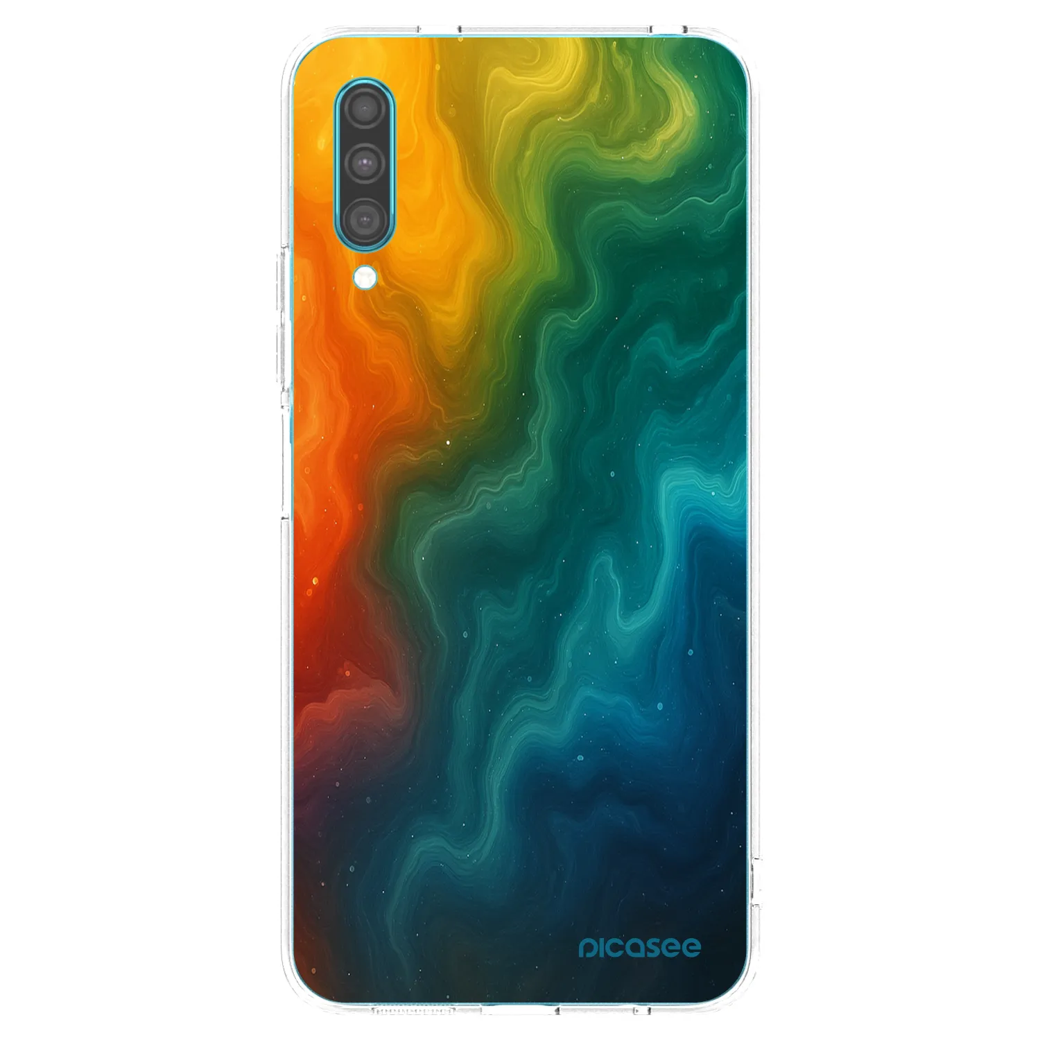 Picasee Samsung Galaxy A30s A307F Hülle - Transparentes Silikon - Solar