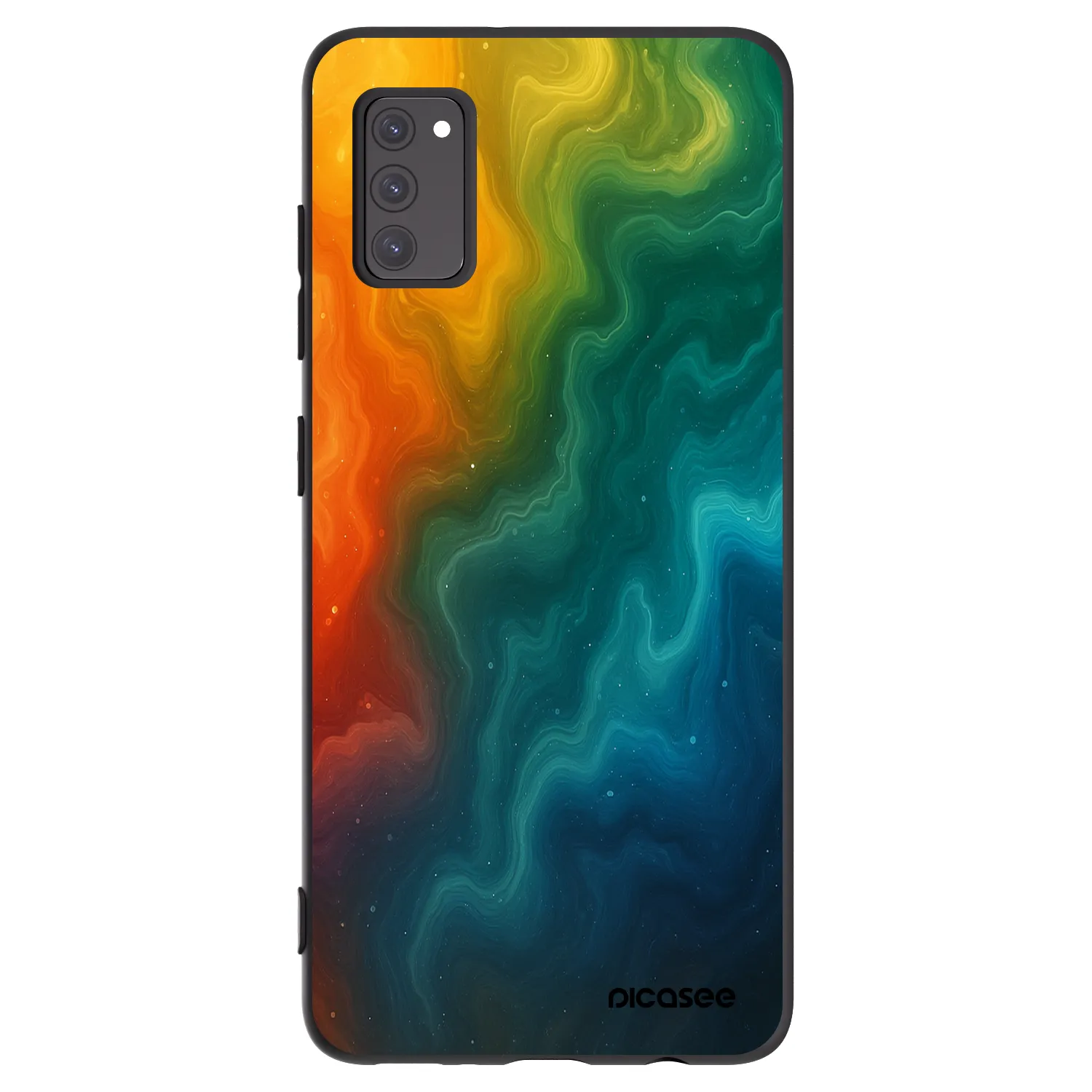 Picasee Samsung Galaxy A41 A415F Hülle - Schwarzes Silikon - Solar