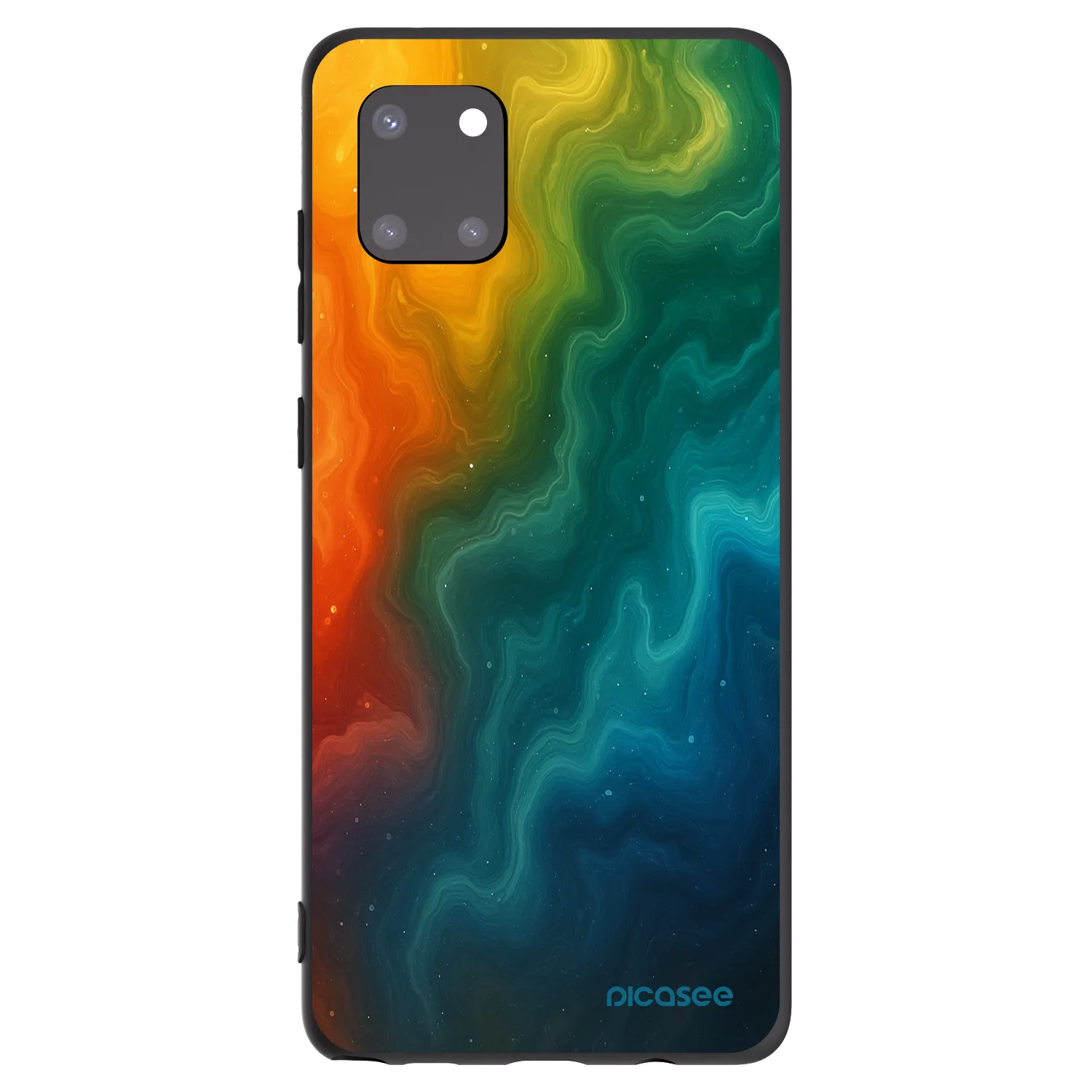 Picasee Samsung Galaxy Note 10 Lite N770F Hülle - Schwarzes Silikon - Solar