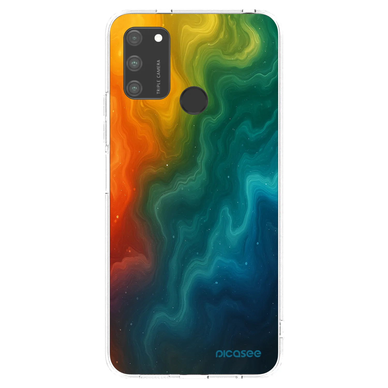 Picasee Honor 9A Hülle - Transparentes Silikon - Solar